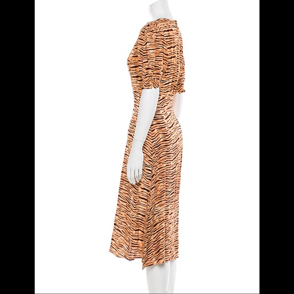🔥🔥🔥NEW Faithfull The Brand Marie Louise Midi Dress - Picture 3 of 5
